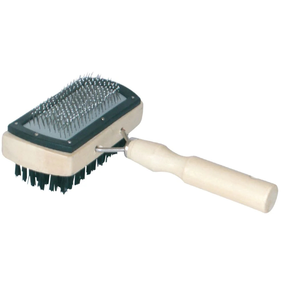 CROCI Double Wooden Carder with Fork