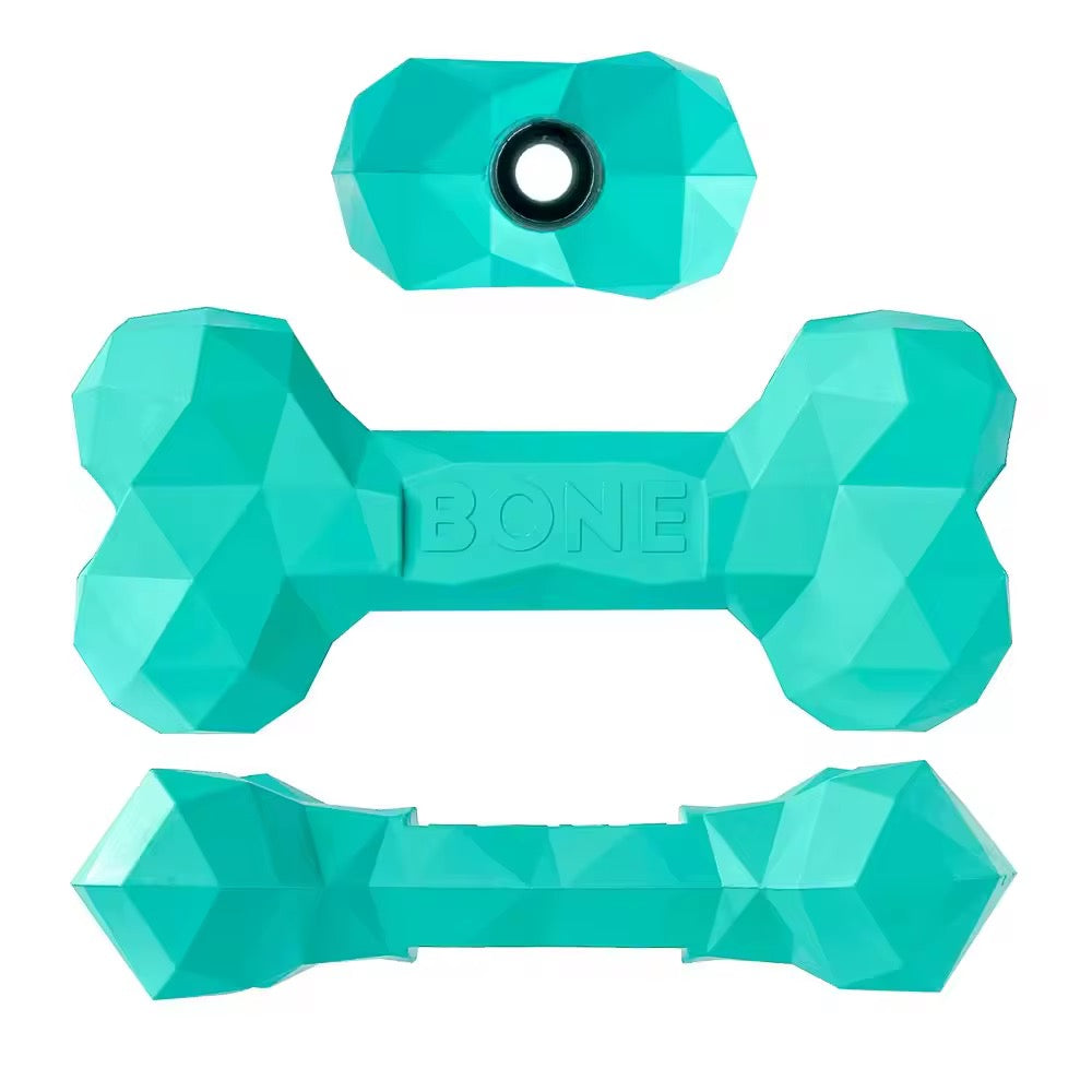 Dog Chew Toy Bone - Turquoise