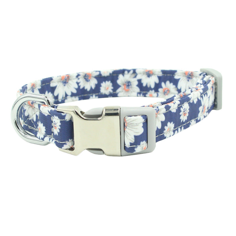Floral Collar - ΜΠΛΕ