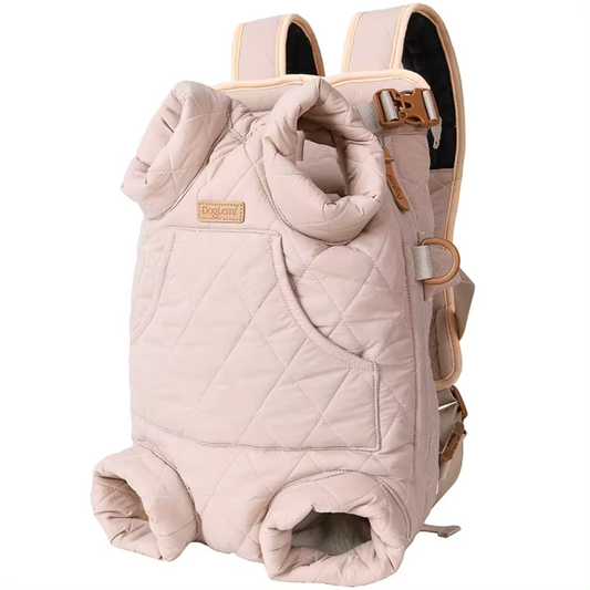 Front Pet Carrier with Hoodie - PINK