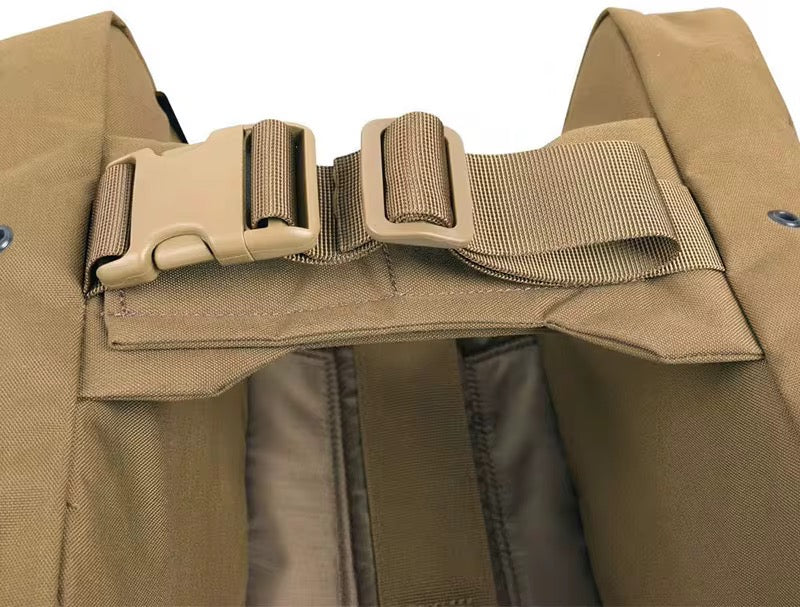 Tactical Dog Harness with Side Pockets - BEIGE