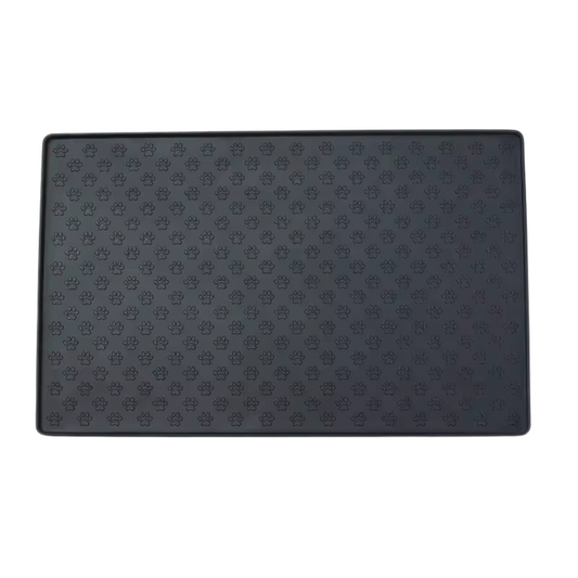 Silicone Non-Slip Pet Food Mat - BLACK