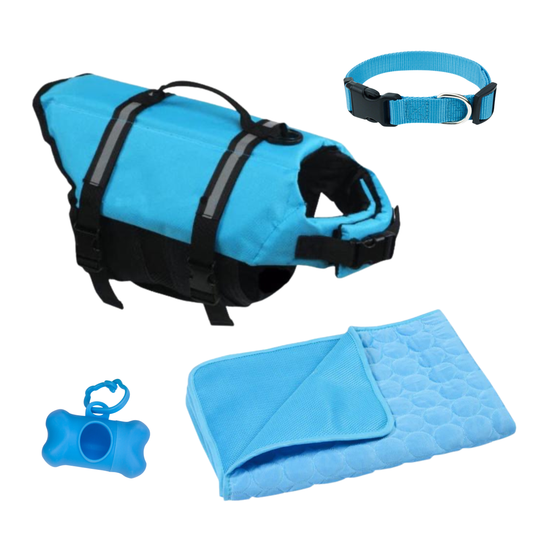 SWIM • CHILL •  REPEAT SUMMER BUNDLE - ΜΠΛΕ
