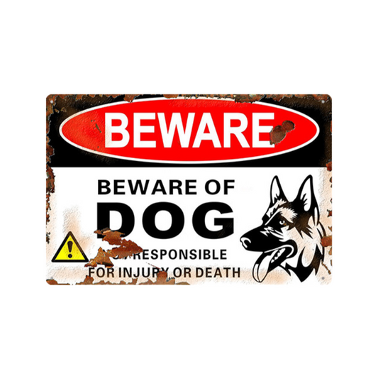 Dog Warning Sign