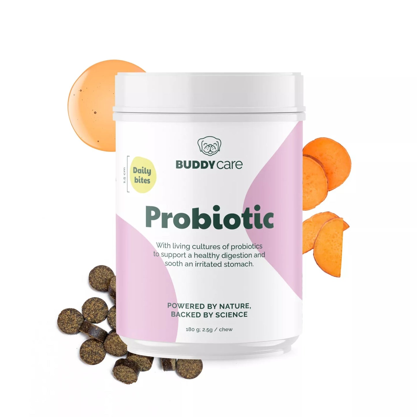 BUDDY CARE PROBIOTIC BITES ΣΥΜΠΛΗΡΩΜΑ ΔΙΑΤΡΟΦΗΣ
