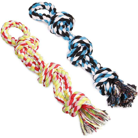 Five Knots Cotton Dog Rope - 45cm