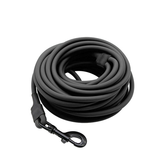 Training Leash PVC 15m - BLACK