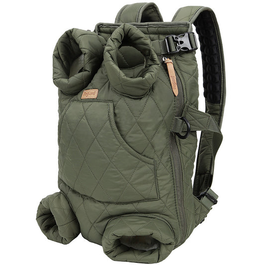 Front Pet Carrier with Hoodie - KHAKI