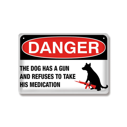 Dog Warning Sign