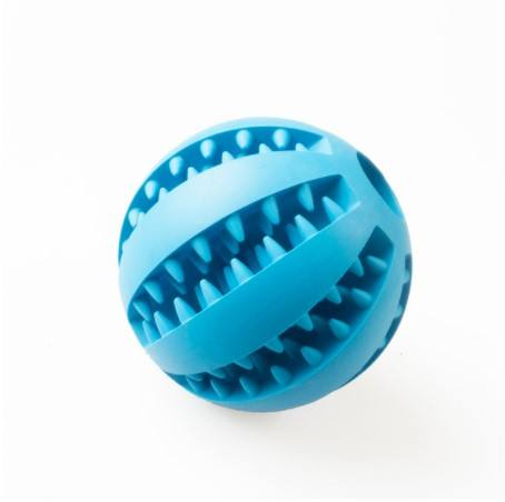 INTERACTIVE TREAT DISPENSER BALL - BLUE